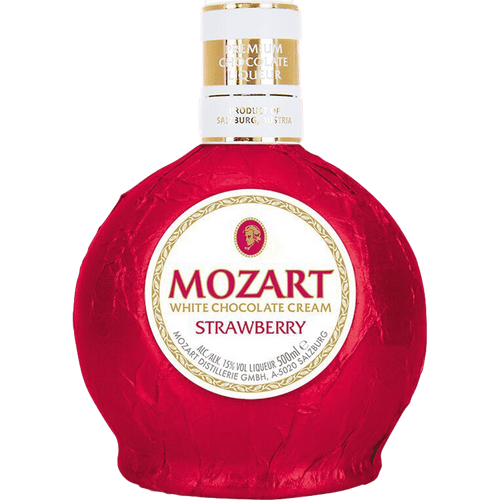 Mozart Strawberry White Chocolate Cream - Liquor On Broadway