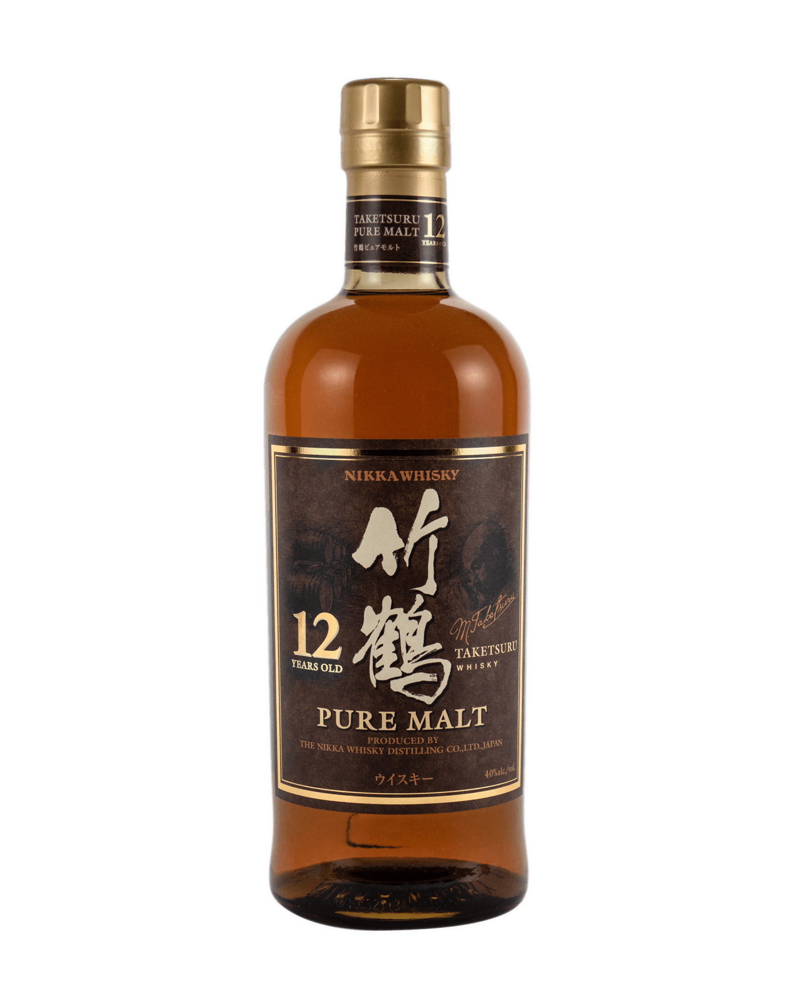 Nikka Taketsuru Pure Malt 12 Year Old Blended Malt Whisky 700ml Nikka Taketsuru Pure Malt 12 Year Old Blended Malt Whisky 700ml