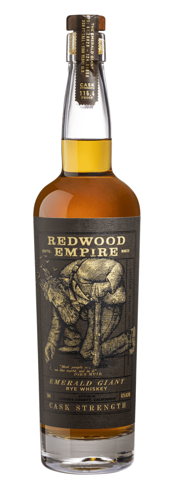 Redwood Empire Emerald Giant Rye Cask Strength - Liquor On Broadway