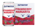 Cutwater Strawberry Margarita 4 Pack 12 OZ Cans