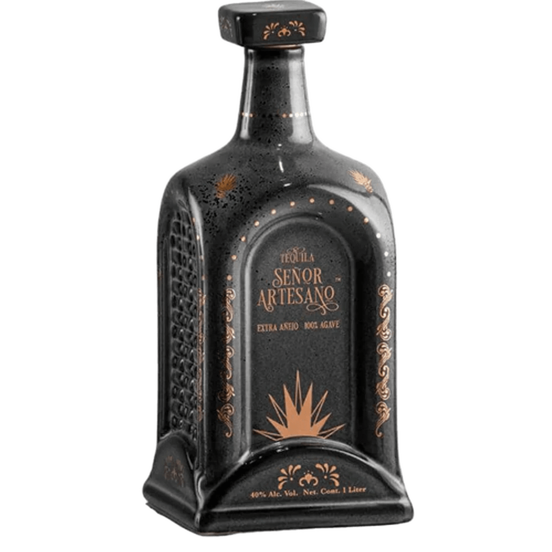 Senor Artesano Extra Anejo Ceramic Tequila - Liquor On Broadway