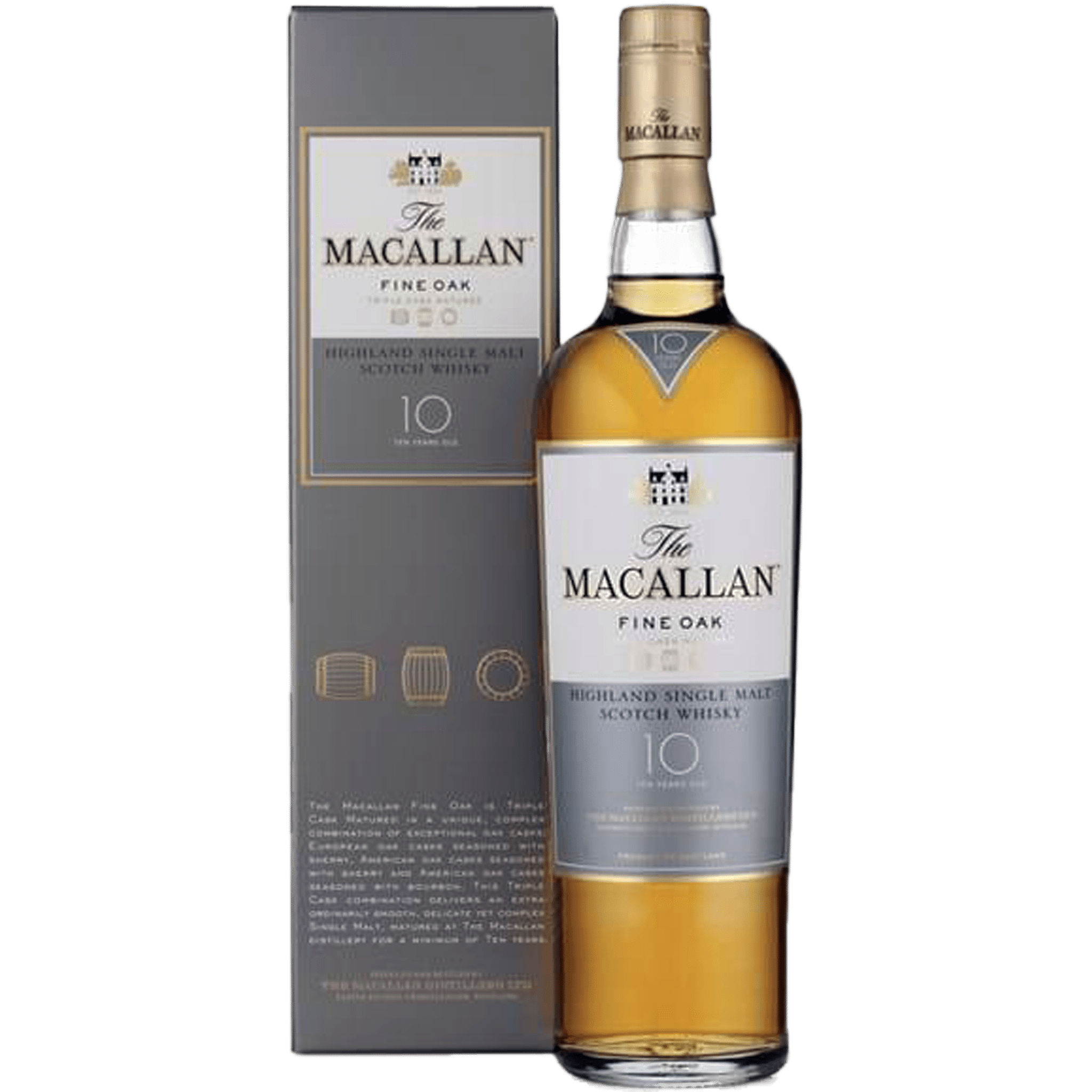 ウイスキー The Macallan Fine Oak 10 700ml The Macallan Fine Oak Single Malt Scotch Whisky 10 years old