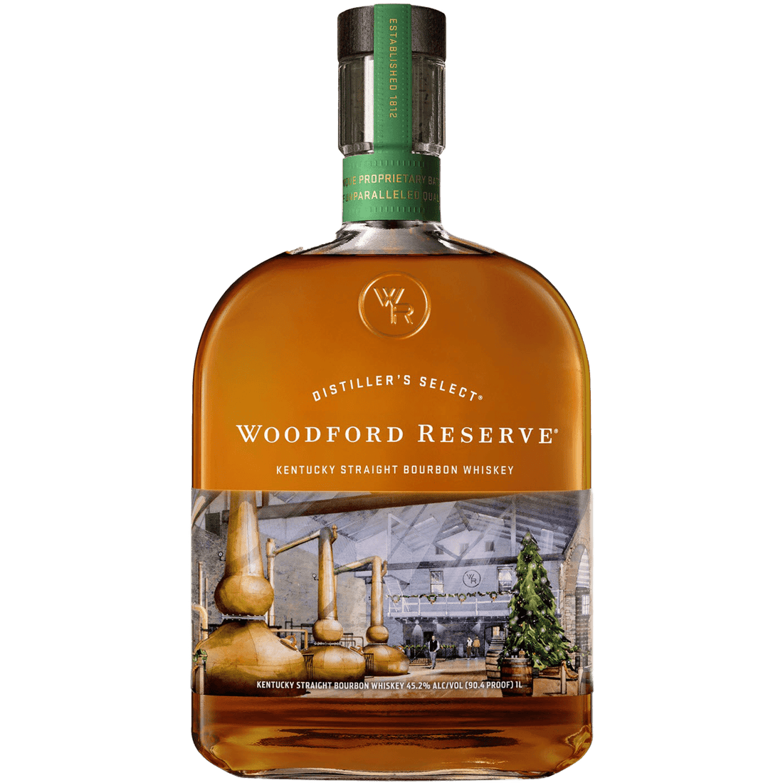 Woodford Reserve Holiday Edition 2021 Bourbon Whiskey 1Liter - Liquor On Broadway